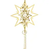 Georg Jensen - TOP STAR – Weihnachtsbaumspitze, groß, Goldauflage