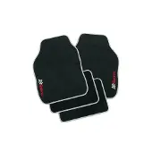 Petex Fußmatten Universal Rand silber Material Polyester Fußmatte,Fußmattensatz Grau 11380018
