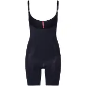 Spanx für Damen. 10130R_VERY BLACK Unterbrust-Dekolleté-Mieder mit kurzem Bein 10130R schwarz (XL), Lässig, Nylon
