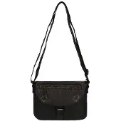 Bear design Handtasche Damen Tasche Leder Schultertasche Cow Lavato schwarz CL32609-black