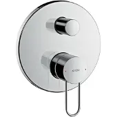 Hansgrohe Einhebel-Wannenmischer AXOR UNO AP, Bügelgriff brushed nickel brushed nickel