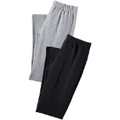 Vivance Active Caprileggings in 1x hellgrau-meliert, 1x schwarz | Gr.: 32/34