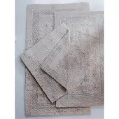 Cawö Badematte Uni Wendbar Silber-70 x 120 cm