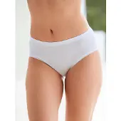 Schiesser Damen Hüftslip 2er Pack - Original Feinripp, Classic, Midi Slip, Weiß