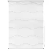 Lichtblick Duo Rollo Welle Klemmfix, ohne Bohren Weiß 80 cm x 15