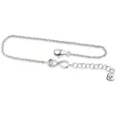 Cai Armband 925/- Sterling Silber Zirkonia 15+3cm glänzend CAI Weiß