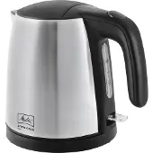 Melitta Prime Aqua Mini Wasserkocher | 1,0 l | 2200 W | Edelstahl | kabellos | Überhitzungsschutz 1018-01