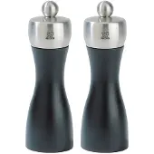Peugeot Salz- & Pfeffermühle Fidji Matt Black Inox 15 cm (2er-Set)
