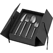 Broste Copenhagen Sletten Full Satin Forged Besteckset 16tlg.