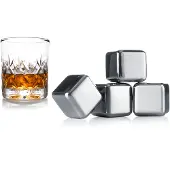 VacuVin Whisky Steine Set/4