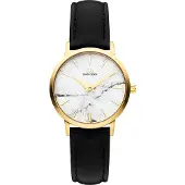 Danish design IV51Q1217 Damen-Armbanduhr, Edelstahl-Gehäuse, Leder-Armband