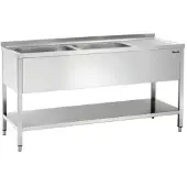 Bartscher Spüle 700, B 1600, 2 Becken RE 306600 , 1 Stück