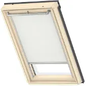 Velux Sichtschutzrollo weiß uni manuell Rahmen aluminium RFL SK06 1028S