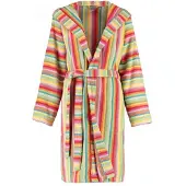 Cawö Bademantel 7082 Kort Kapuze Multi Damen-40
