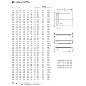 Bette Duschwanne Ultra 1000 x 1000 x 25 mm wei glatt 5940-000