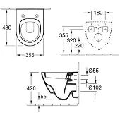 Villeroy & Boch Subway 2.0 Tiefspülklosett Compact, DirectFlush
