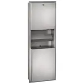 Franke AR Papier-Seifen-Handtuch-Kombi, RODAN, Edelstahl, 408x1145x169 mm, Unterputz