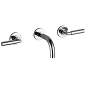 Dornbracht Dornb 3-Loch-WT-Wandbatterie TARA Heb. o AG Ausladung 240mm platin matt