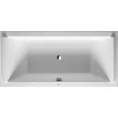 Duravit Badewanne Starck 200 x 100 x 48 cm 2 Rückenschrägen, Einbauversion, weiß, 700341000000000