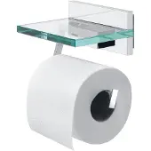 Tiger Toilettenpapierhalter Klappe Safira Edelstahl Glanz