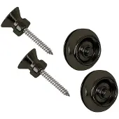 Dunlop SLS1503 Straplok Gurtschlösser Traditionell schwarz Oxid