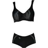 Anita Panty "sport panty sport panty", Damen, Gr. 46, schwarz, Obermaterial: 80% Polyamid PA. 20% Elasthan EL., Hosen Panty