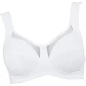 Anita Entlastungs-BH "Komfort BH Clara", Damen, Gr. 90, Cup H, weiß, Obermaterial: 85% Polyamid PA. 15% Elasthan EL., BHs Entlastungs-BH
