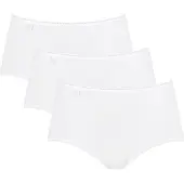 Sloggi Midislip "24/7 Cotton" Spitze, blickdicht, weiche Baumwollmischung