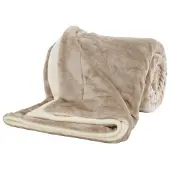 S.oliver Plaid Double Soft Beige Kamel-150 x 200 cm