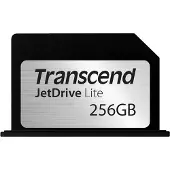 Transcend JetDrive Lite 330, 256 GB, 95 MB/s, 55 MB/s, Staubresistent, Schockresistent, Wasserfest, Schwarz, Silber