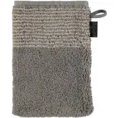 Cawö Waschlappen Two-Tone Graphit (6er-Set)