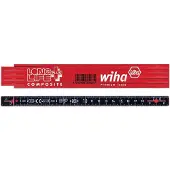 Wiha Long-Life-Gliedermaßstab Plus Composite, 2m, rot/schwarz