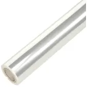 Papstar Transparentfolie , Stärke 25 µ, L 50 m x B 700 mm, geeigent für Geschenkpapier-Abrollgeräte, Rolle auf 50-mm-Secarekern, PP, unbedruckt