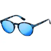 Polaroid PLD 8024/S Unisex-Sonnenbrille Vollrand Panto Acetat-Gestell, blau