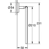 GROHE Handtuchring BauCosmopolitan chrom 40460001