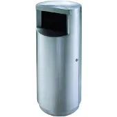 HygieneShopBasics Runder Abfalleimer mit seitlicher Öffnung 49 Liter