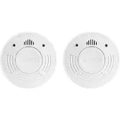Alecto SA-110 DUO - Rauchmelder mit 10 Jahren Batterie- und Sensorlaufzeit, 2er-Pack