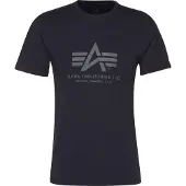 Alpha industries Basic T-Shirt M Herren Baumwolle blau, M