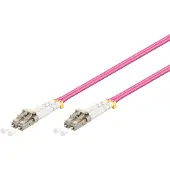 Goobay LWL Kabel, Multimode (OM4) Violett