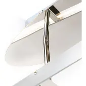 TRIO LED Decken Leuchte aus gebürstetem Aluminium PARABOL