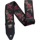 Ernie Ball P04142 Klassisches Jaquardband Rot Rose