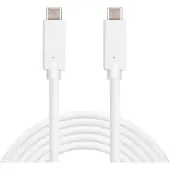 Sandberg USB-C Charge Cable 2M, 60W, 2 m, USB C, USB C, Männlich/Männlich, Weiß