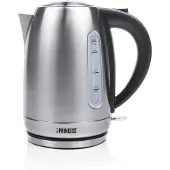 Princess 236018 Wasserkocher, 1,7 l, 2200 W, Edelstahl, Edelstahl, Wasserstandsanzeige, Überhitzungsschutz