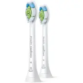 Philips W2 Optimal White - 2x Weiße Bürstenköpfe für Schallzahnbürste - HX6062/10