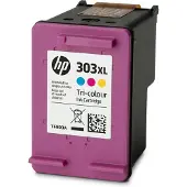 HP 303XL Cyan/Magenta/Gelb Original Druckerpatrone mit hoher Reichweite, Hoch, Cyan, Magenta, Gelb, Tinte auf Farbstoffbasis, 1 Stück(e), 415 Seiten, Einzelpackung