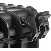 B&W Outdoor-Koffer Typ 2000 Schaumstoff Schwarz