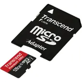Transcend TS64GSDU3, 128 GB, MicroSDHC, Klasse 10, MLC, 90 MB/s, Class 1 (U1)