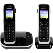 Panasonic KX-TGJ322GB Schnurlostelefon mit AB + 2. Mobilteil schwarz