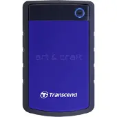 Transcend 2TB StoreJet 25H3, 2 TB, 2.5", 3.2 Gen 1 (3.1 Gen 1), Schwarz, Blau