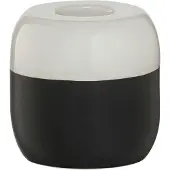 Sealskin Kerzenhalter Sphere Porzellan Schwarz